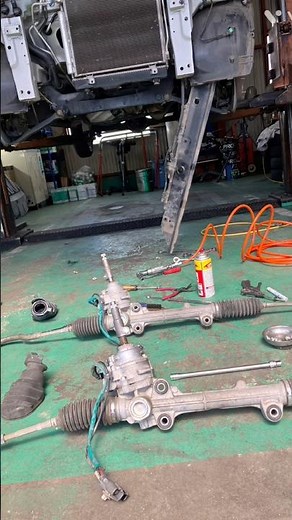 ステアリングギヤボックス不良 #automobile #自動車整備 #mechanic