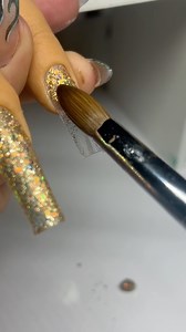 7.6K views · 28 reactions | watch me work in real time  #acrylics #coloredacrylic #glitternails #nailart #realtimenails | Sarah's Nail Secrets | Facebook