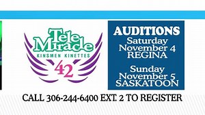 Time to get your fame on! Telemiracle is now booking auditions for Telemiracle 42. Auditions take place Saturday, November 4 in Regina and Sunday, November 5 in Saskatoon. Call Debra at 306-244-6400, ext. 2 to reserve your spot! | TeleMiracle