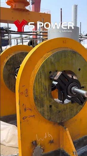 S POWER Line Boring Welding Machine repair site