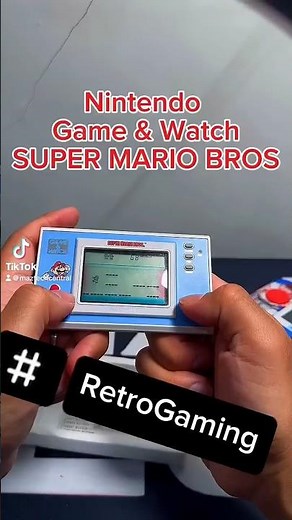 Nintendo Game & Watch - Super Mario Bros #gameandwatch #retrogaming #retro #nintendo #maztechcentral