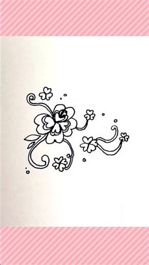 🍀🐞✨ Lucky Clover & Ladybug | Easy & Beautiful Drawing ASMR ✨ #shorts