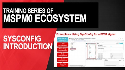 SysConfig Introduction | Video | TI.com
