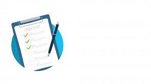 Check list document, paper check list and to do list with checkboxes, concept of survey, online quiz, completed things or done test, feedback.