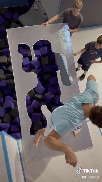 Jumping through Impossibles Shapes @coreyfunk @capronfunky #funkbros #impossibleshapes