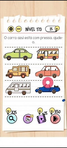 brain test nível 173