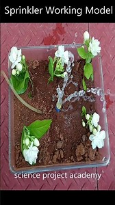 sprinkler irrigation working model for science project exhibition - diy - science project academy