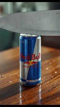Red Bull Can Cut Open 😱 Is It Drink or Cake?!