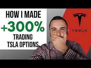 How I Made 300% Trading Tesla Options!