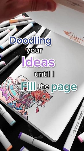 Replying to @IM4G1N3 Doodling a ‘Dragon with Roses!” 🌹🐉 best doodle idea gets featured in part 4! #doodle #doodleart #doodling #tiktokartist #doodleideas