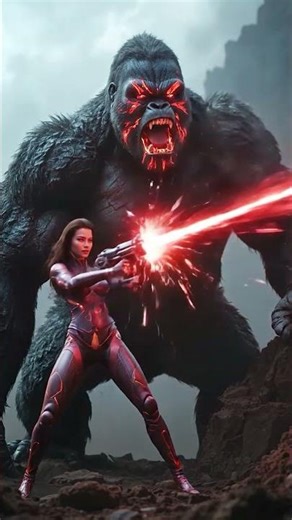 Robot Jinu Strikes Back – King Kong’s Fury Awakened ⚡🔥|Subscribe|#Kpop Demon Hunter