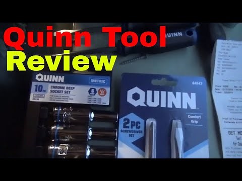 Quinn Sockets and Screwdrivers Review, Harbor Freight's Improved Tools!