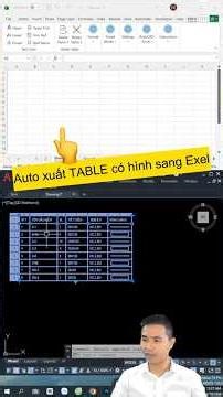 Export Table có nét vẽ sang Excel