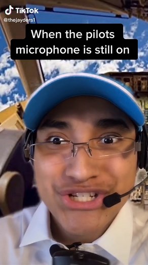 Pilot's Microphone Mishap: Hilarious Moment Caught On Tape!