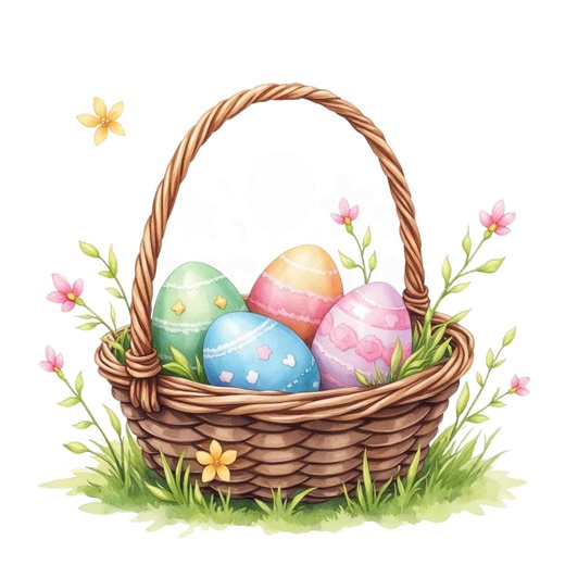 10 Easter Basket Clipart Bundle - Commercial Use - High Resolution - PNG - Etsy