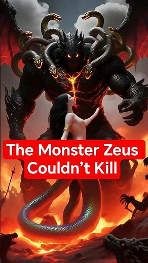 Typhon: The Father of All Monsters | The God Zeus Feared Most #greekmythology #shorts