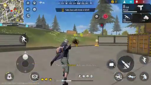 Free fire gameplay