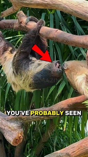 Sloths Move So Slow It’s Unreal #shorts #animalfacts #wildlife