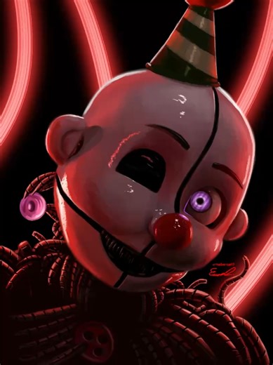 Painting Ennard on Procreate #fnaf #fnafart #art