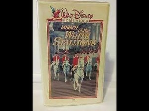 Opening Disney's Miracle of the White Stallions 1987 VHS