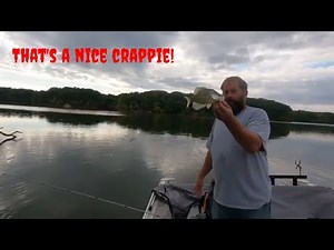 Crappie fishing Otter Lake in Illinois
