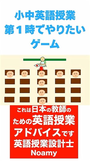 【小中英語授業】新学期4月_英語授業第1時でしてほしい授業マネジメントに効くゲーム
