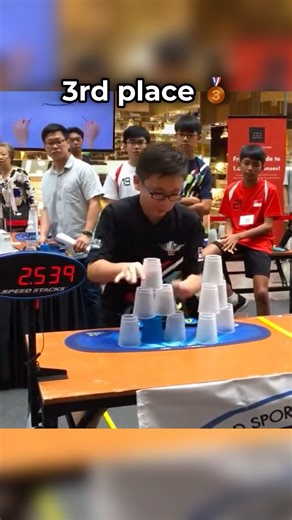 The First Fours of Sport Stacking 🥇