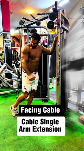 Effective Cable Single Arm Extension for Triceps Strength