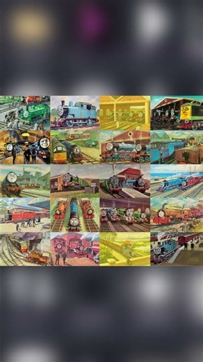 Wonders of Sodor Cut Content - Railway Series Paintings #thomasandfriends