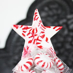 Homemade Peppermint Candy Tree Topper — Country Peony