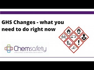 GHS Classification Changes Webinar