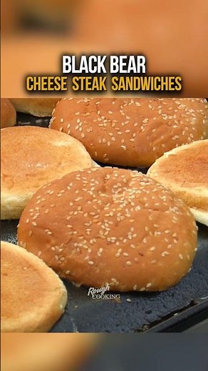 One Of The BEST Ways To Cook Black Bear Meat #cooking #bearmeat #phillycheesesteak #sandwich
