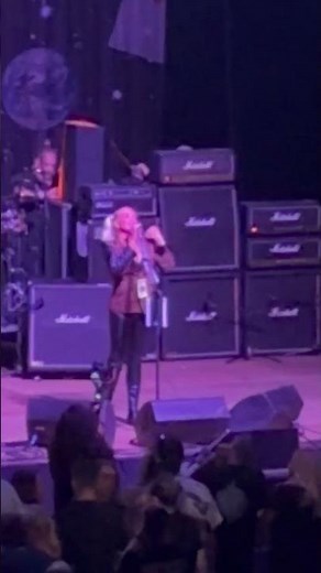 Bobbie Jean Brown introducing Ace Frehley at Rocktropolis 9-20-24