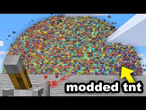 I Exploded 16,535,627 MODDED TNT in Minecraft...