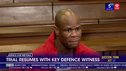 The defence in the Senzo Meyiwa trial will resume leading its second witness, Absolom Zungu. He's the man police say gave them a breakthrough in the case. He now claims the lead investigator actually abducted him. He is the father of the state’s key witness, police officer Sizwe Zungu. #TheSouthAfricanMorning #DStv403 #DStv194 #QuestionThinkAct | eNCAnews