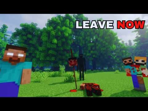 We tried to survive in MINECRAFTS SCARIEST FOREST