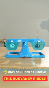 98K views · 1.1K reactions | Only geniuses can solve this buoyancy riddle 類​ #physics #riddle #learning #experiment #science #reels #rrchimedes | The Action Lab | Facebook