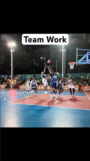 Teamwork Makes the Dream Work 🏀🔥 Epic Basketball Goal