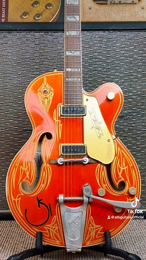 1.7K views · 23 reactions | ⭐️2009 NOS Gretsch G6120WCST Stephen Stern Masterbuilt Pinstriped by Junior Bo Huff #gretsch #gretschguitars #atbguitars | ATB Guitars | Facebook