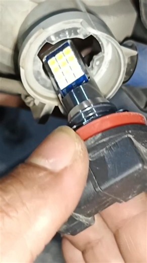Upgrading Halogen Fog Lights to H11 LEDs #shortvideo #youtubeshorts #foglamp #fyppppppppシ
