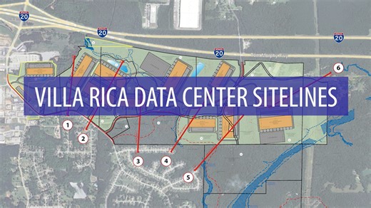 Villa Rica Data Center Property Sitelines