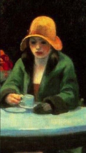 Alone in the Glow Hopper’s Automat 1927 Dark Side of the Canvas