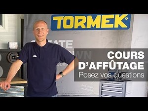 Posez vos questions à l'expert | Cours d'affûtage Tormek en direct