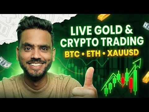 Live Gold And Crypto Trading And Scalping | Complete Beginners Guide with Learning