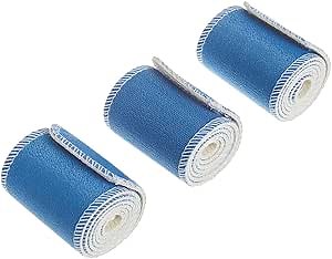 Therapeutic Treatment Wrap 4" W x 36" L, 3 Count Pack, Binder Tapelike Wrap, Elastic Stretch, Effectively Holds Moist Heat Packs, Heating Packs, Cold Packs and Ice Packs in Place.