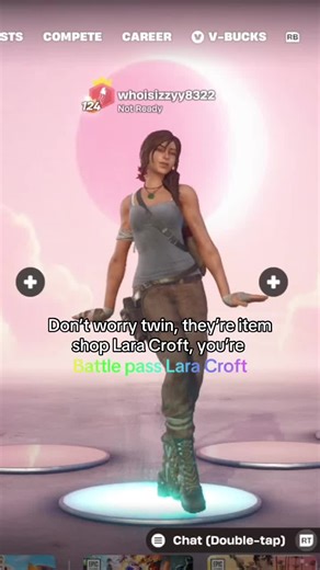 obviously the better version #fortnite #laracroft #fortnitegirl #xybca | item shop lara croft