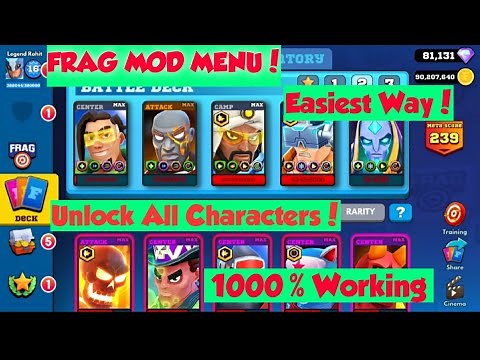 Frag Save Data| Unlock All Characters 😱 1000% WORKING!!!!!!!!!