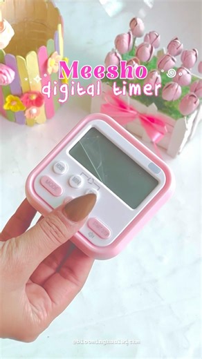 Digital Timer for Students from Meesho⏰💗 #shorts #aesthetic #meesho #timer #digital