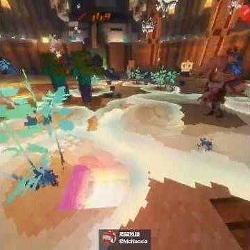 MythicMobs | 欣欣向榮大草原 參考楓之谷《菈菈》的技能特色製作 #shorts