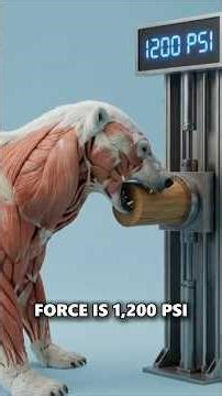 How Strong Is a Bite?#3d #educationalvideo #interstingfacts